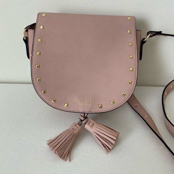 EUC | Victoria’s‎ Secret pink studded crossbody purse - Picture 1 of 8